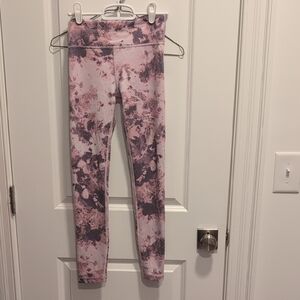 Athleta Girl High Rise Chit Chat Leggings in Pink and Purple Size 12